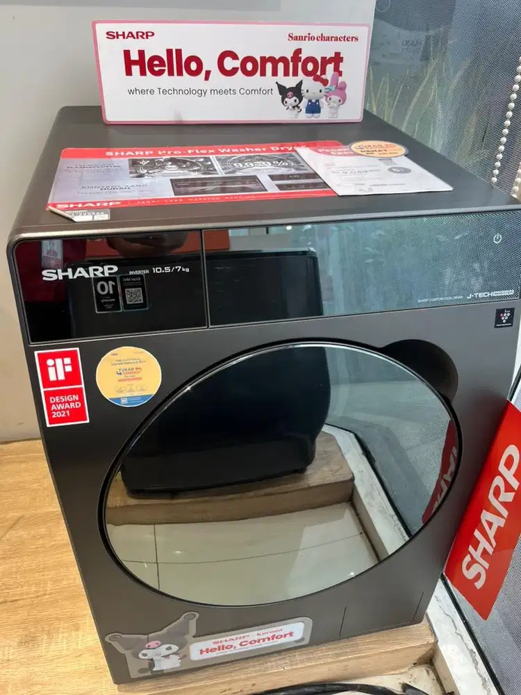 SHARP mesin cuci 10,5kg