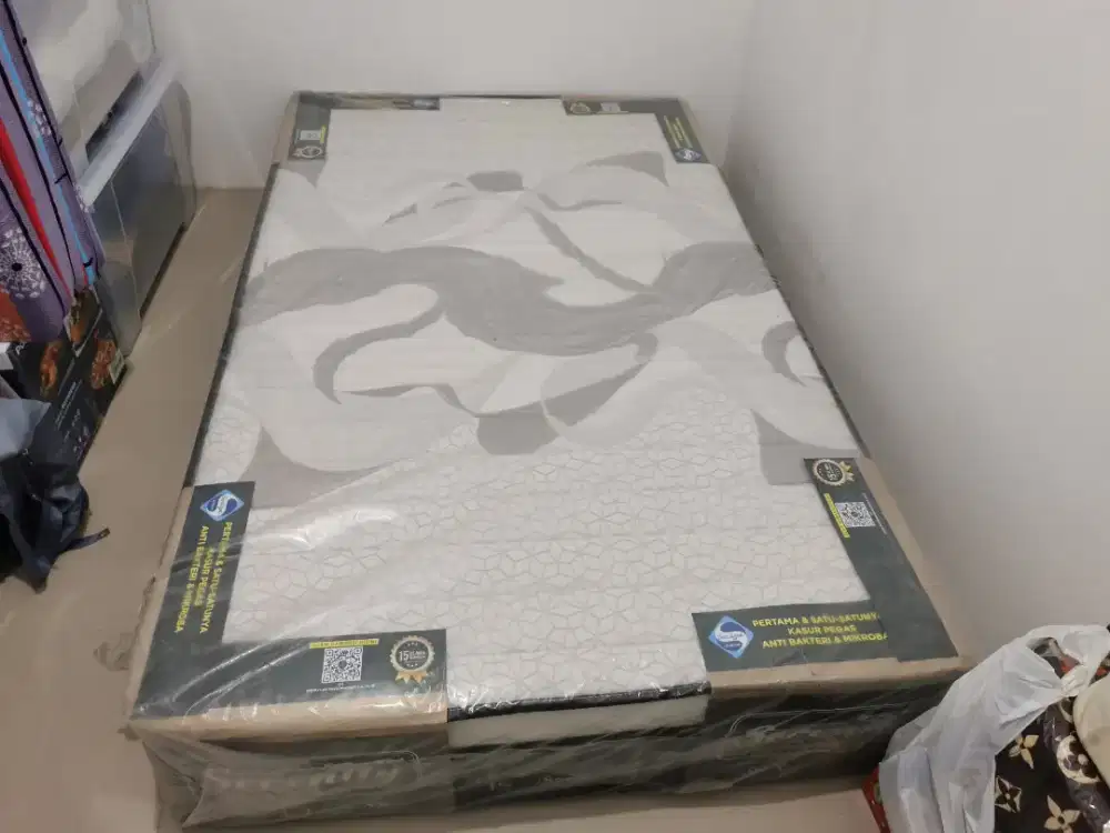 Kasur busa orthopedic merk Serenity baru masih dibungkus
