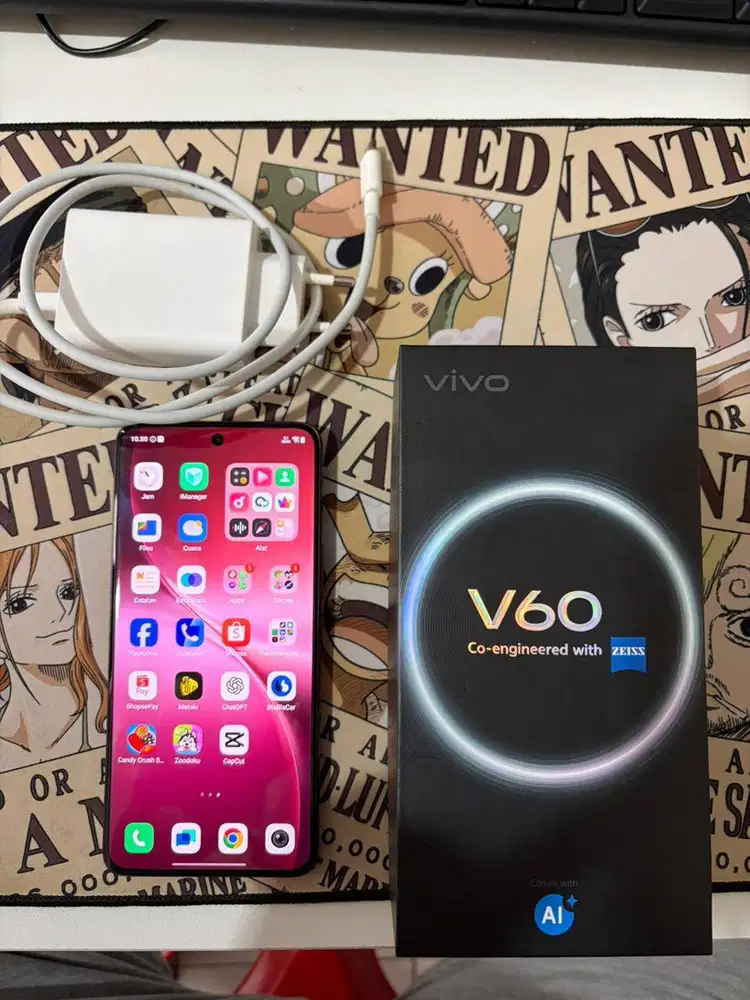 Vivo V60 5G 8 256Gb Ungu No Minus Fullset Resmi Garansi On