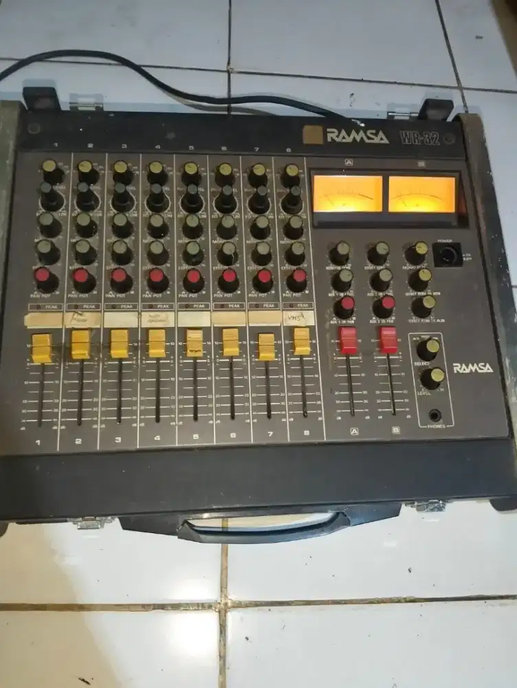 Profesional Audio Mixer RAMSA WR-32 Original For Outdoor Rare Barang