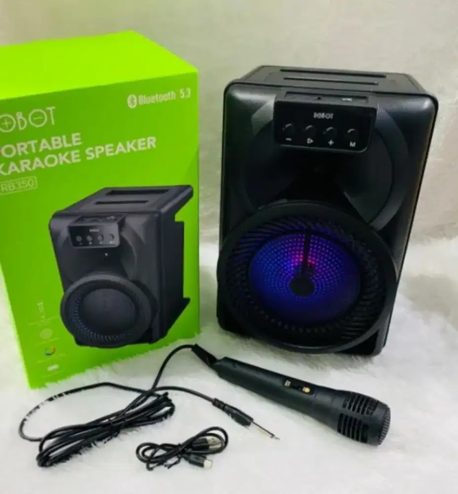 Speaker Karaoke Bluetooth Robot