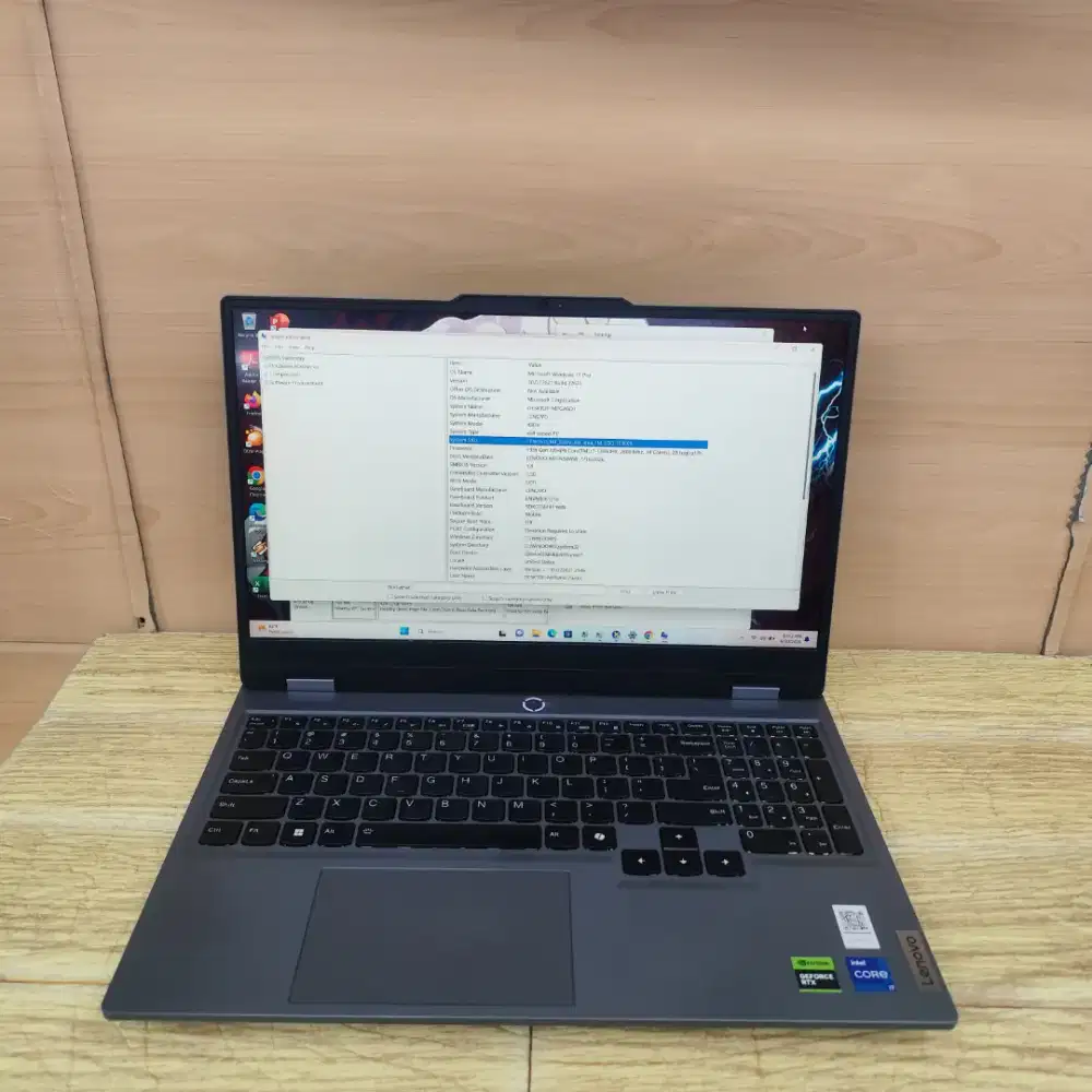 Lenovo LOQ 15irx9 Core i7-13650HX Ram 16gb SSD 512gb Rtx 4050 6gb FHD