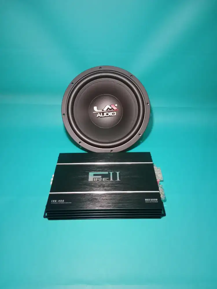 Ples Pasang Power LM FIRE ll seri LVA-450 & Subwoofer LM Audio 12