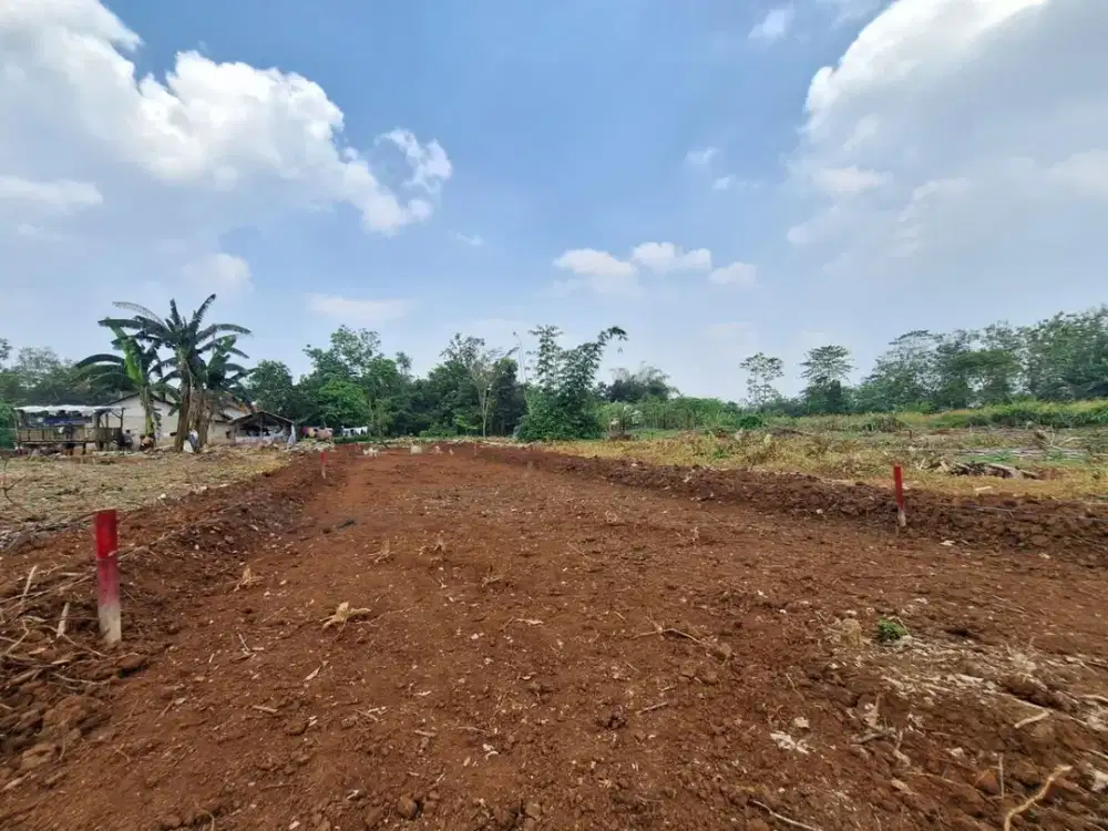 Tanah Kavling Murah 10 Menit Stasiun Jatake, SHM Bisa Cicil 12x Flat