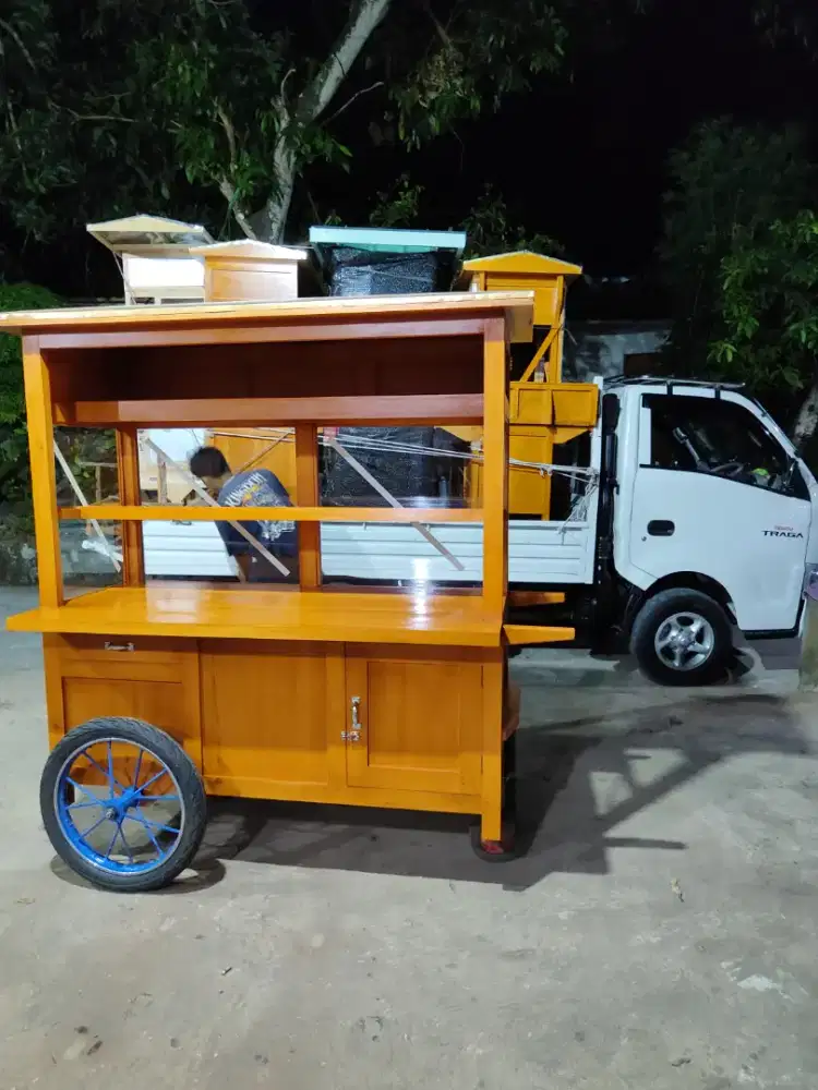 Promo Gerobak Mie Ayam jg Melayani Pesanan Grobak Bakso Bubur Sate dlL