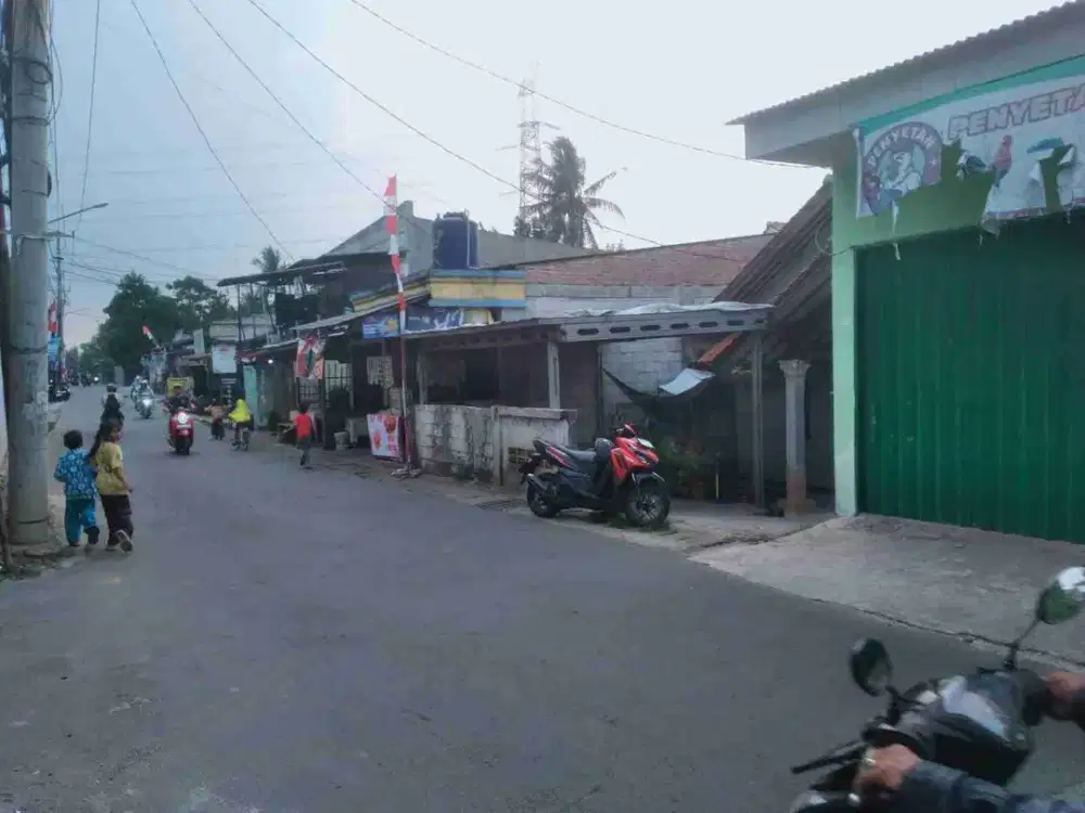 Jual Tanah Strategis Bonus Rumah Depan Jalan Ramai di Pasir Putih Sawangan