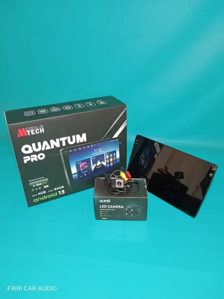 Head unit Android MTECH QUANTUM MM-8803 10 4/64 NFC & Camera Parkir