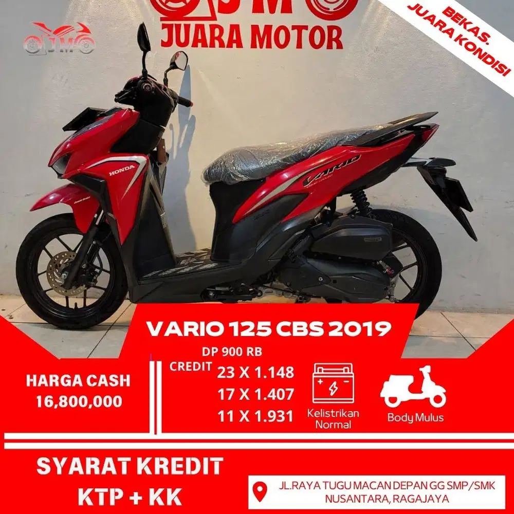 VARIO 125 CBS 2019 BODY MULUS TERAWAT MESIN ADEM SIAP PAKAI NO KENDALA
