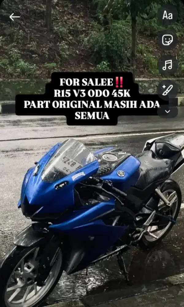 FORSALE ‼️YAMAHA R15 V3 2018