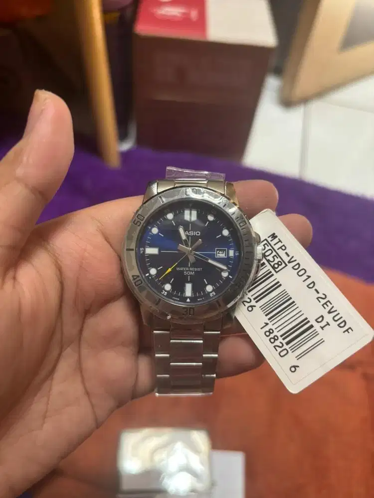Jam Tangan Casio Pria Original Garansi Mei 2027