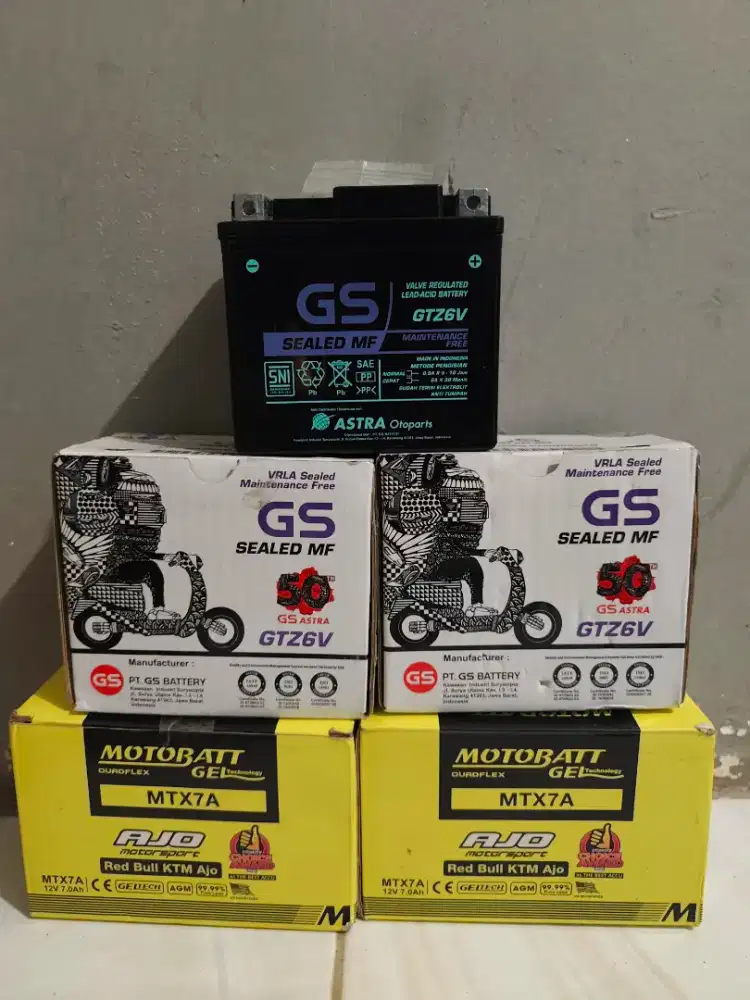 Aki gtz6v Gs astra original