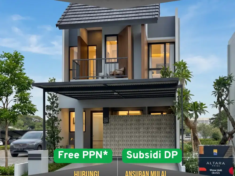 Mulai 1,5M-an Rumah Grand Wisata 4KT Konsep Tropical Living, Bekasi