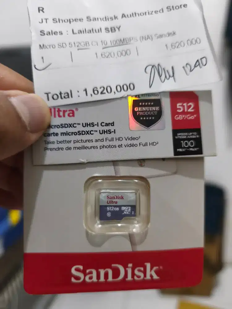 Micro SD Sandisk Ori 512GB