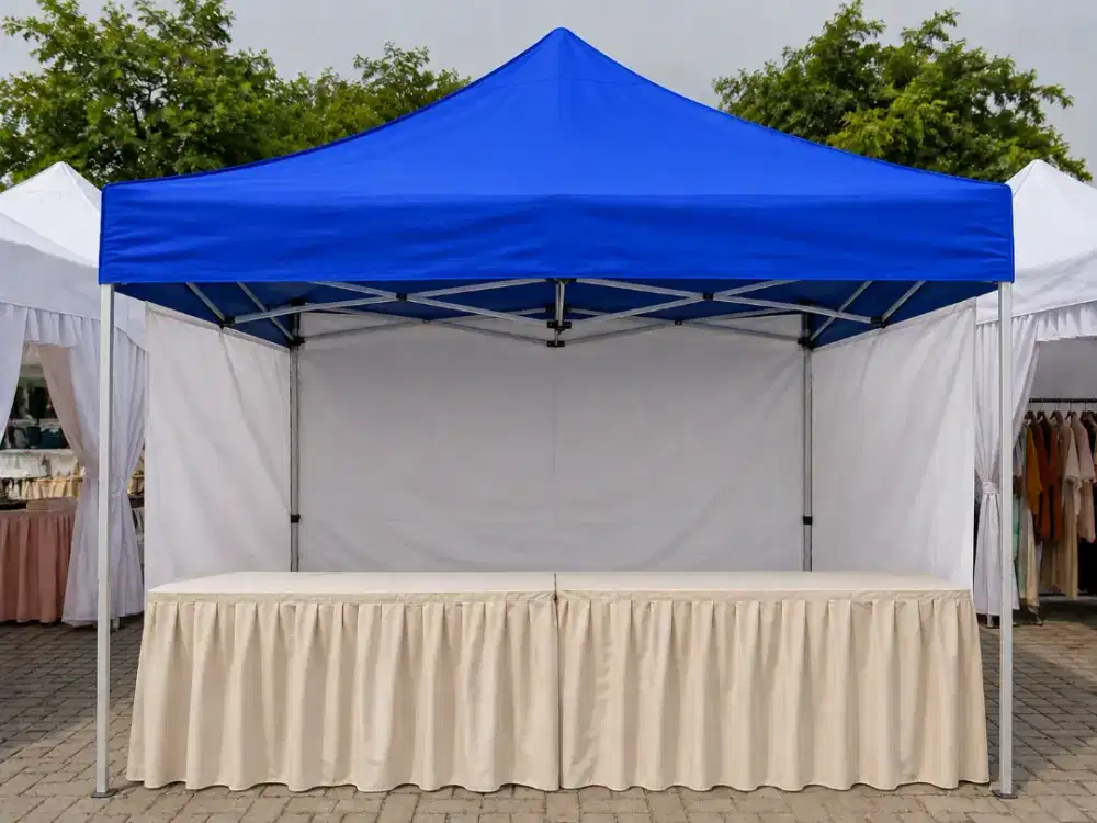 Tenda bazaar tanpa tiang