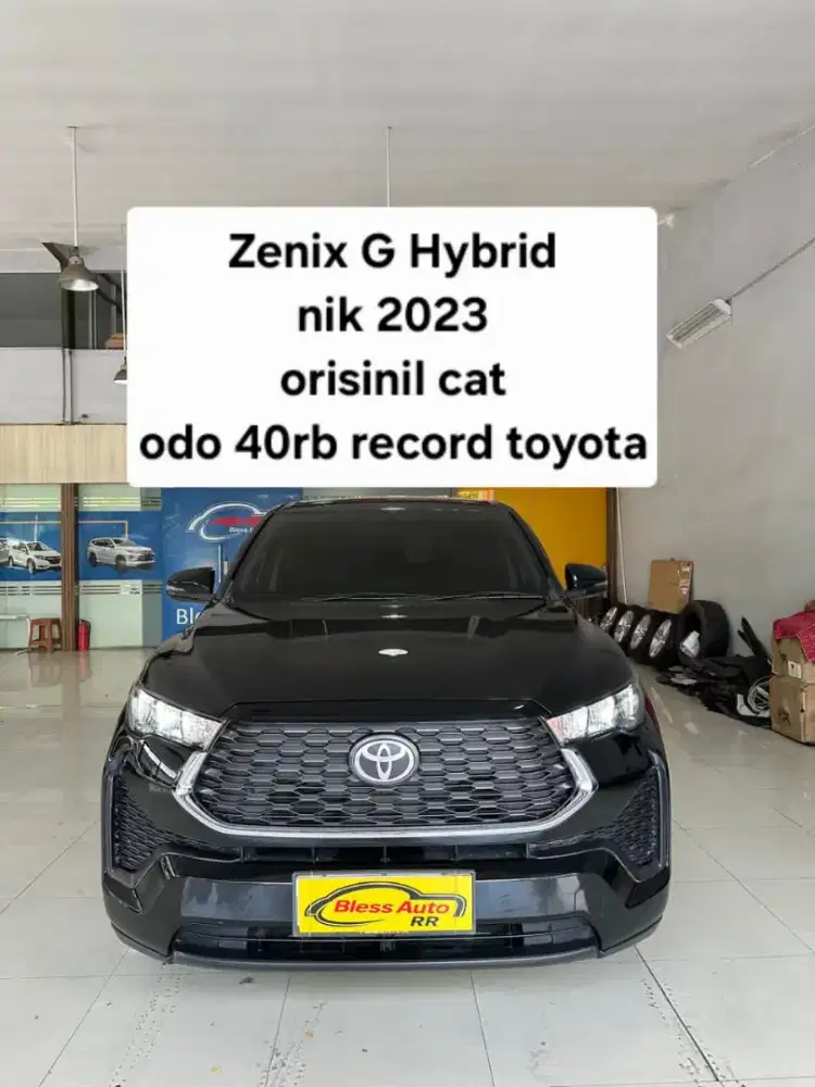 Toyota Zenix G 2023 Hybrid dp25jt HV 2024 hitam record resmi toyota