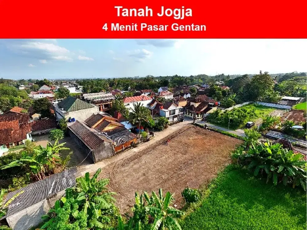 Tanah Dijual Jogja di Jl. Kaliurang Km. 10 Dekat Kampus UII
