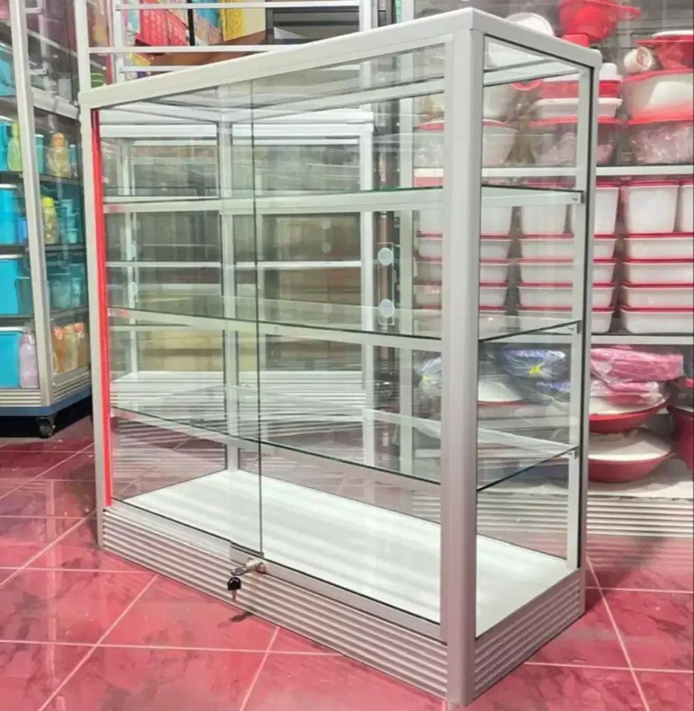 Etalase Toko Panjang 1Mx1M Barang Baru & Ready