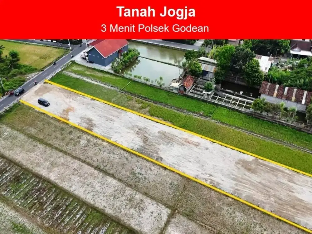 Jual Tanah Yogyakarta di Godean Dekat Polsek Godean