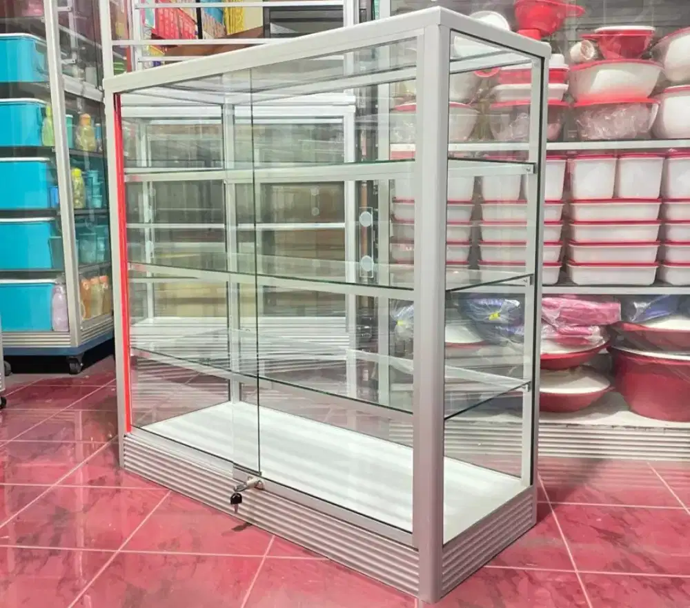 Etalase Panjang 1Mx1M Barang Baru Siap Kirim