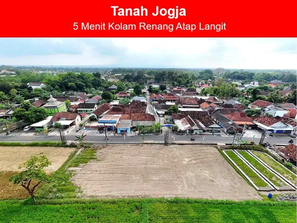 Tanah Dijual Jogja di Kalasan Dekat Jogja Bay