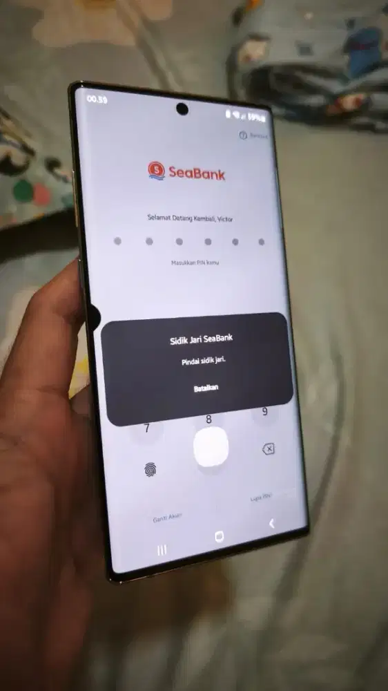 Samsung note 10 plus 12 256 mulus..minus sedikit