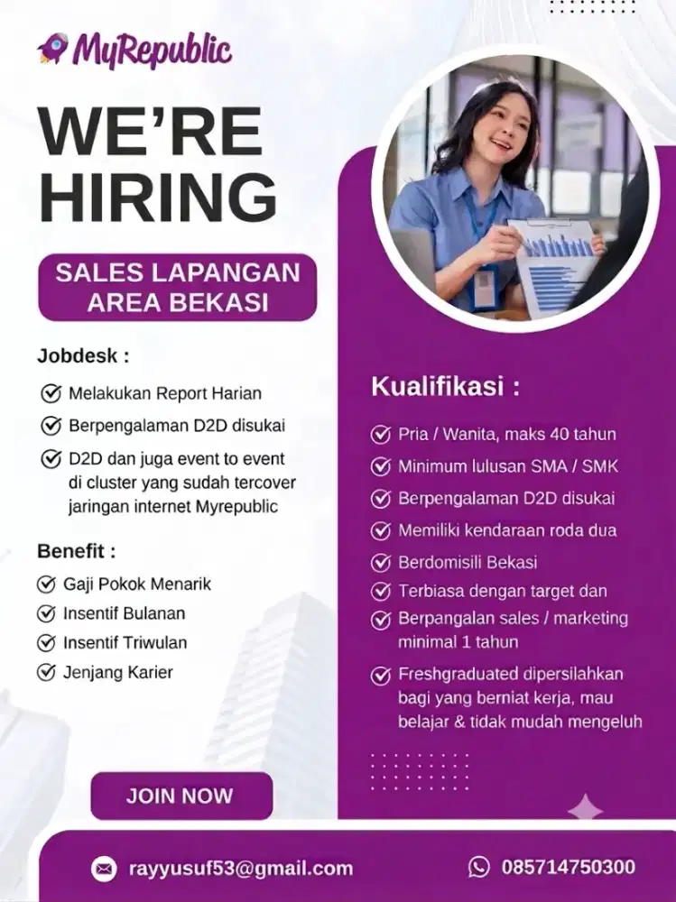 Lowongan Kerja Sales Marketing
