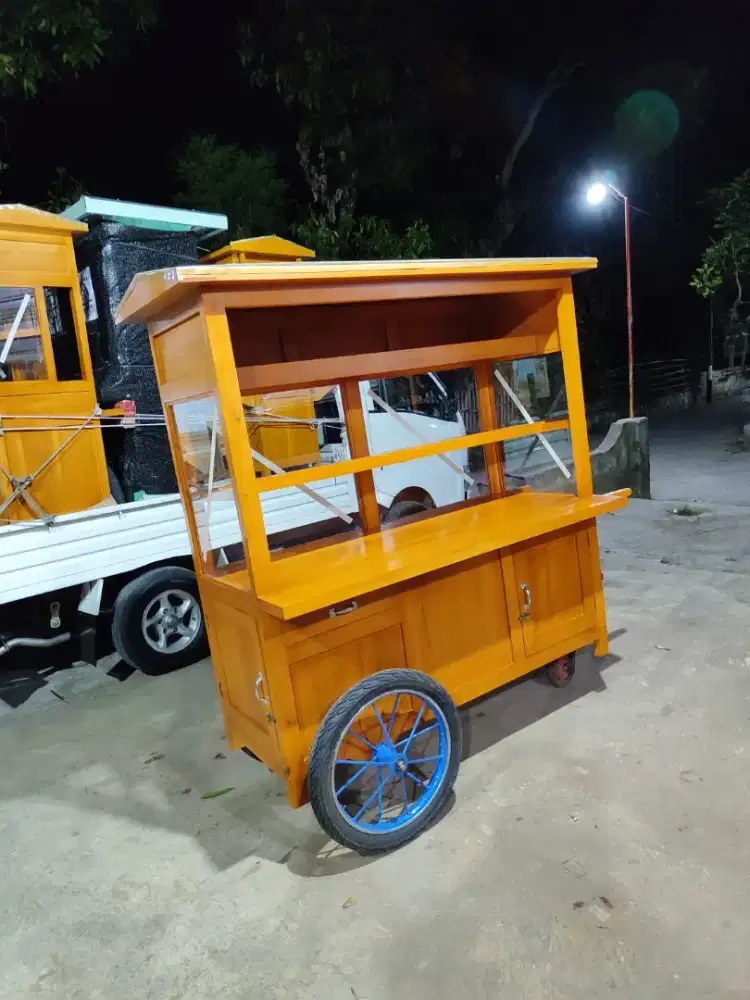 Promo Gerobak Mie Ayam jg Melayani Pesanan Grobak Bakso Bubur Sate dlL