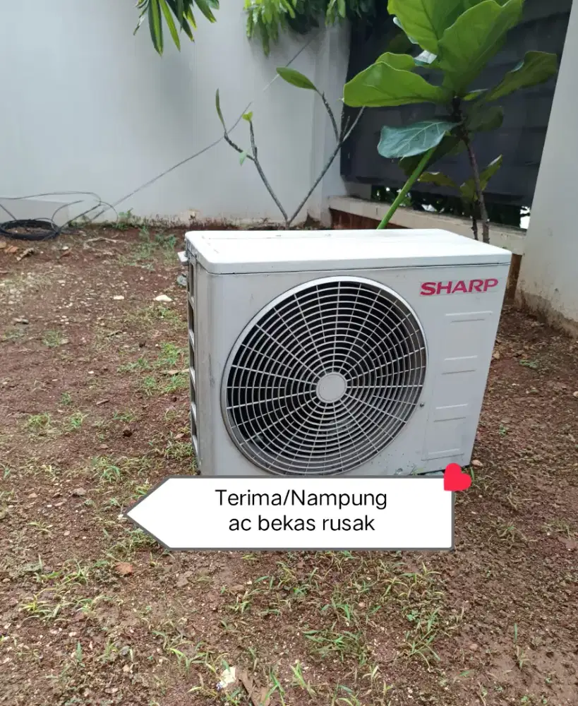 Terima ac bekas/rusak 1/2 pk 1 pk 2 pk