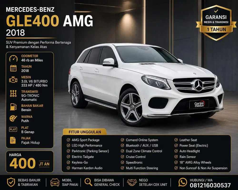 Mercedes Benz Mercy GLE400 GLE 400 AMG 4matic 4 matic 2018 Low KM