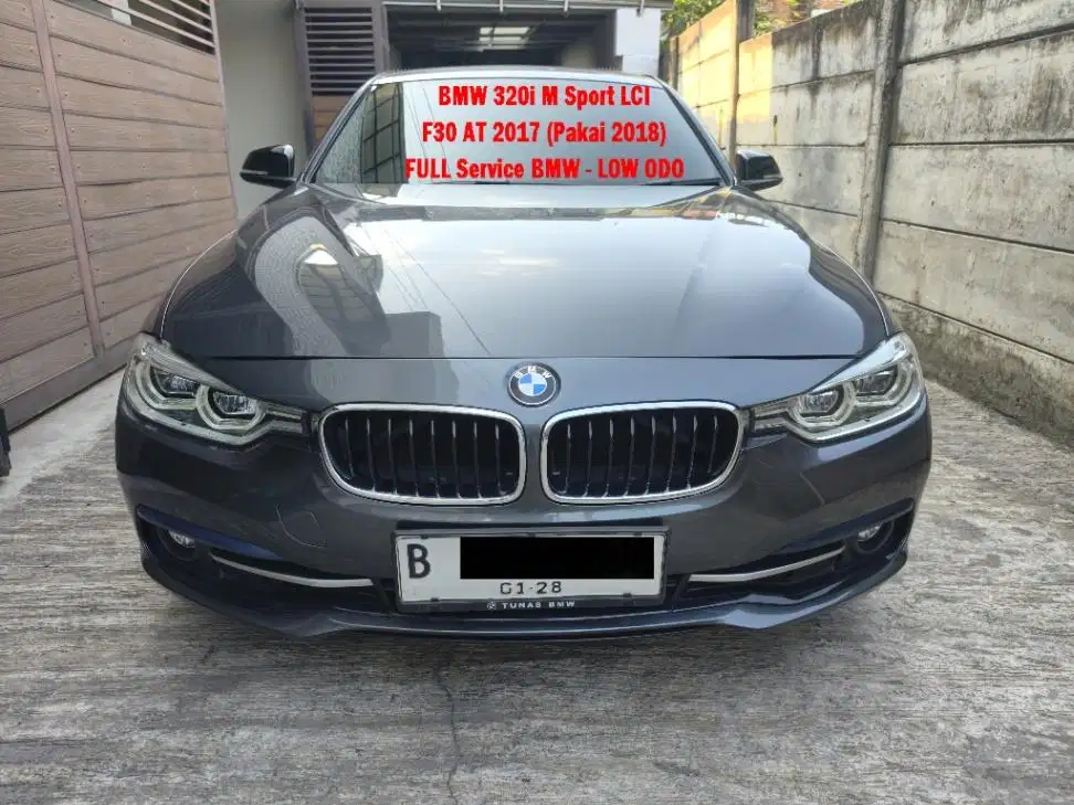 BMW 320i 320 AT LCi M Sport 2018 / 2017 Service Record BMW Terus Grey
