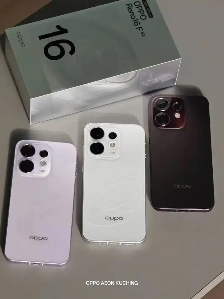 Oppo Reno 16 F 5G Garansi Resmi Free 2x cicilan syarat cukup KTP