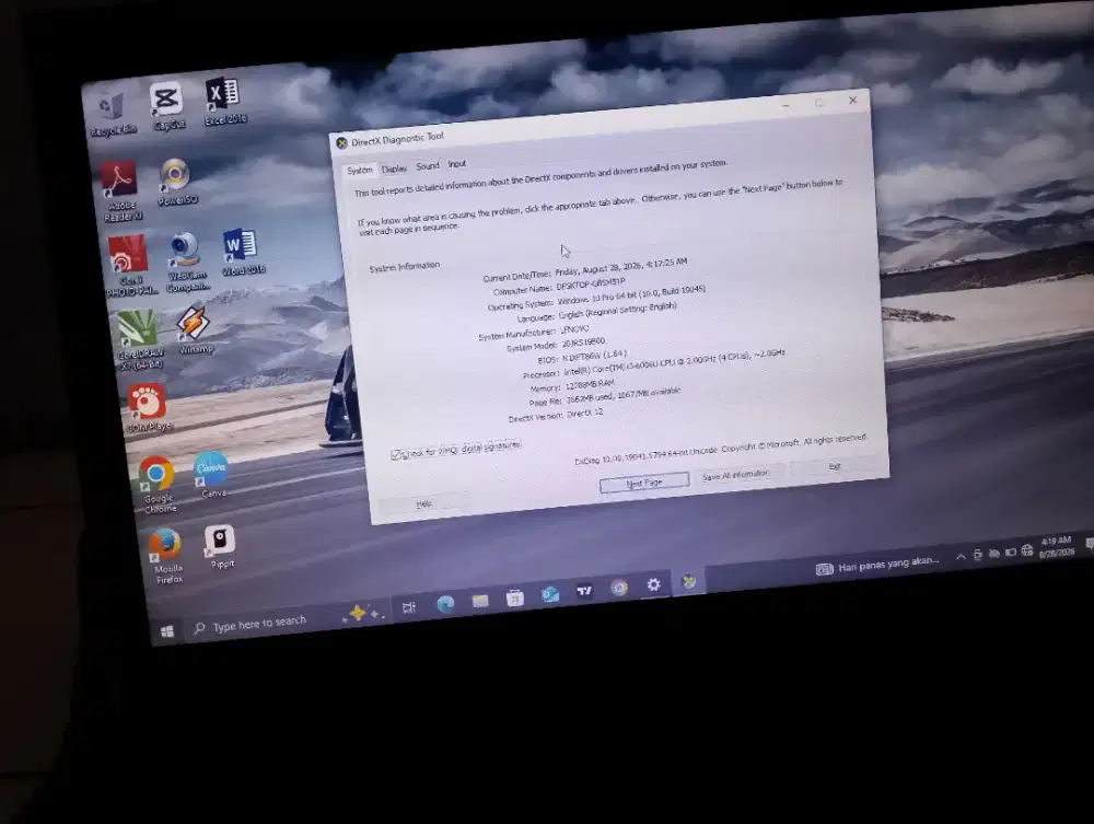 Lenovo Thinkpad core i3 (bekas)