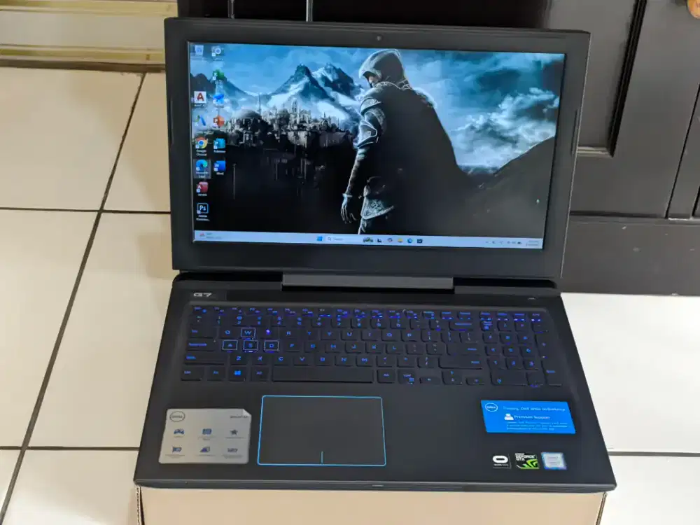 Laptop Gaming Dell G7 7588 i7 Gen 8 Ram 16 GB SSD 256 GB GTX 1060
