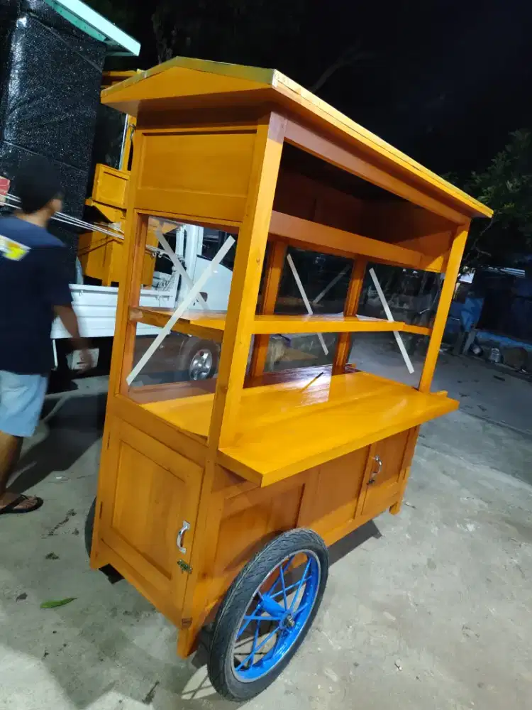 Promo Gerobak Mie Ayam jg Melayani Pesanan Grobak Bakso Bubur Sate dlL