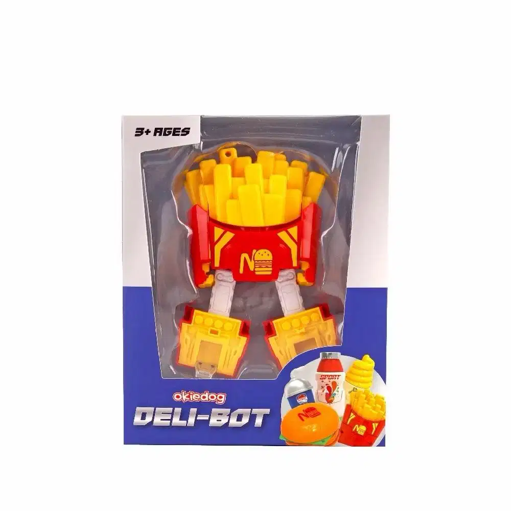 Okiedog Deli-Bot - Mainan Transformasi Robot Makanan Anak Edukatif