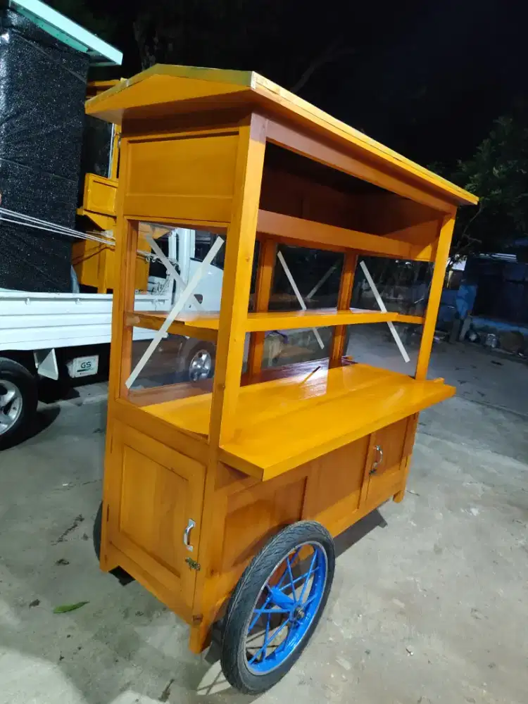 Promo Gerobak Mie Ayam jg Melayani Pesanan Grobak Bakso Bubur Sate dlL