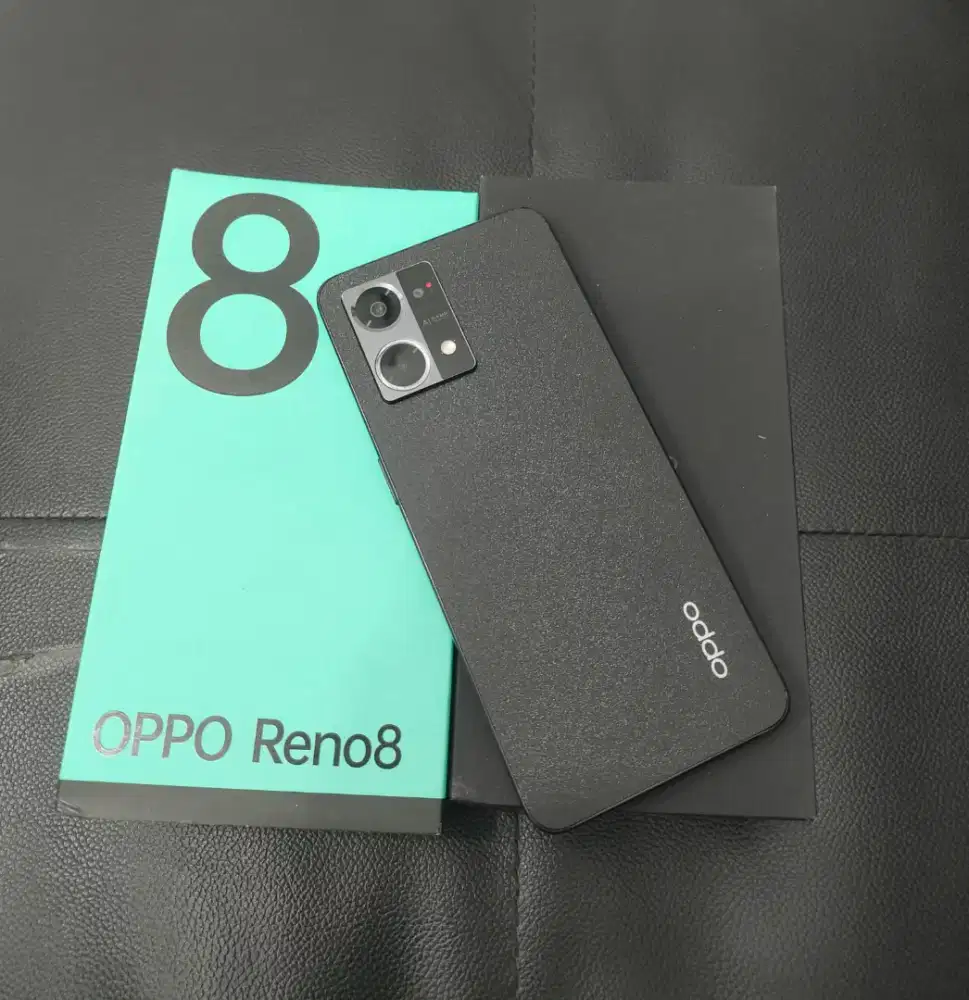 OPPO RENO 8 Black 8GB/256GB Garansi Resmi