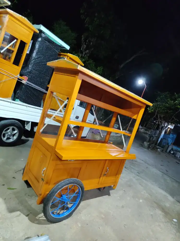 Promo Gerobak Mie Ayam jg Melayani Pesanan Grobak Bakso Bubur Sate dlL