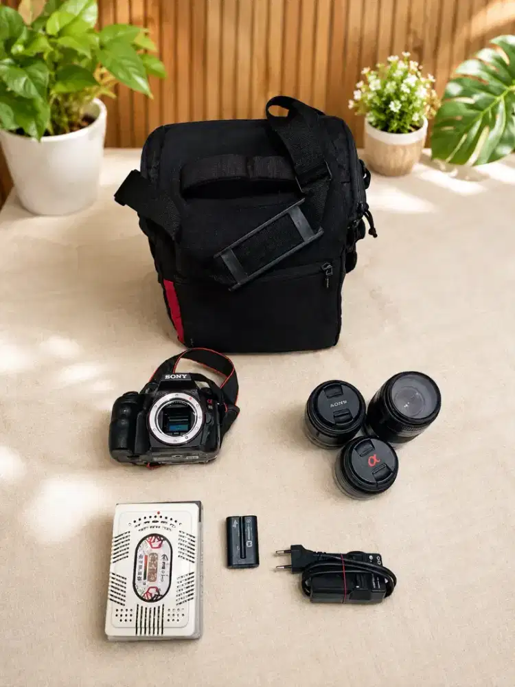 Dijual Camera Sony DSLR A65 Set