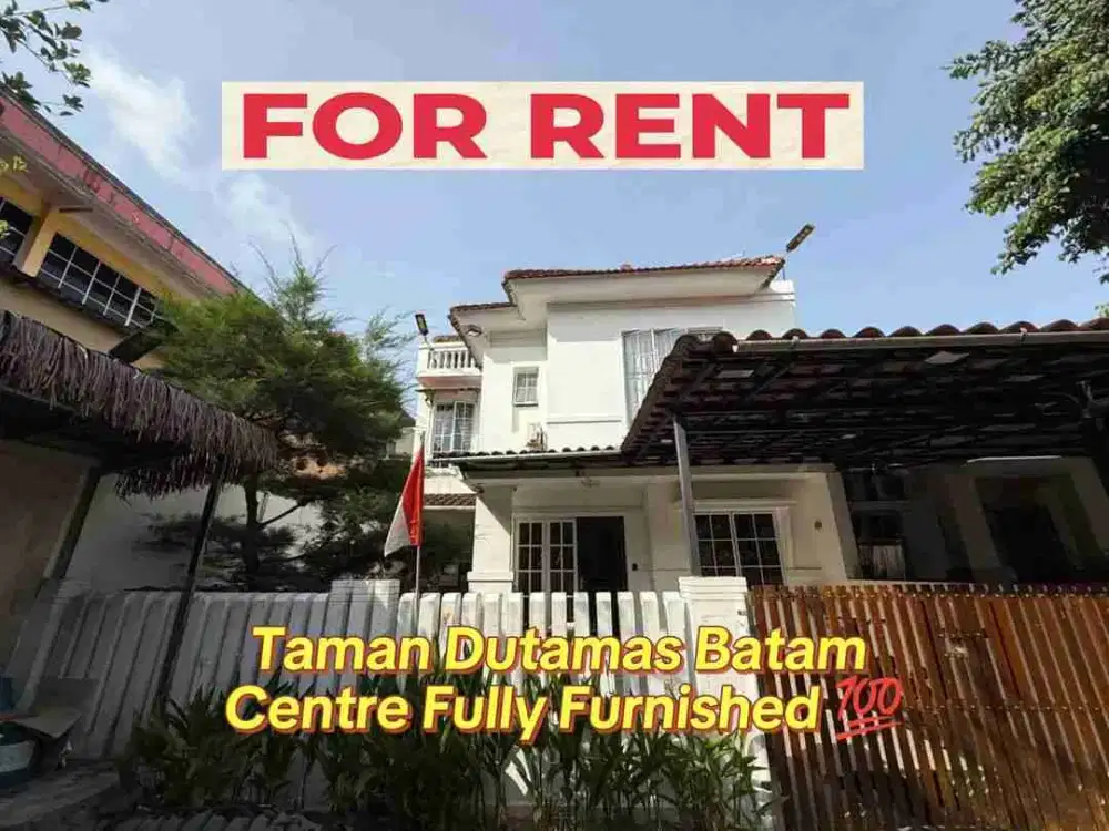 Disewakan Rumah Taman Dutamas Batam Centre Fully Furnished a