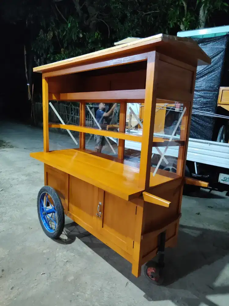 Promo Gerobak Mie Ayam jg Melayani Pesanan Grobak Bakso Bubur Sate dlL