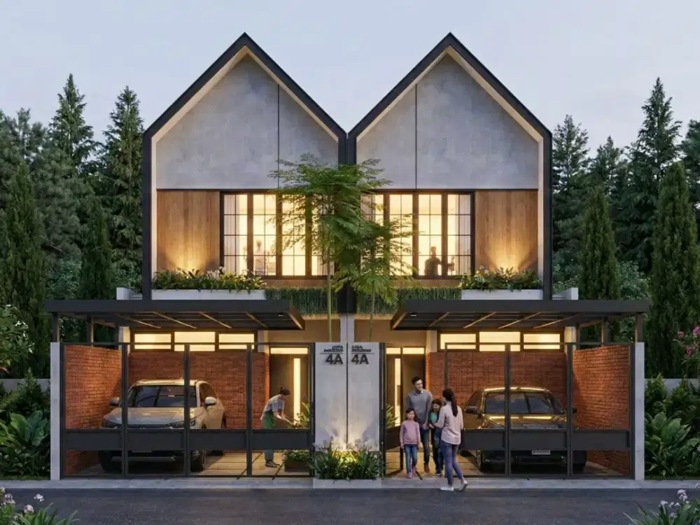 Dijual Rumah Modern Scandinavian Antapani