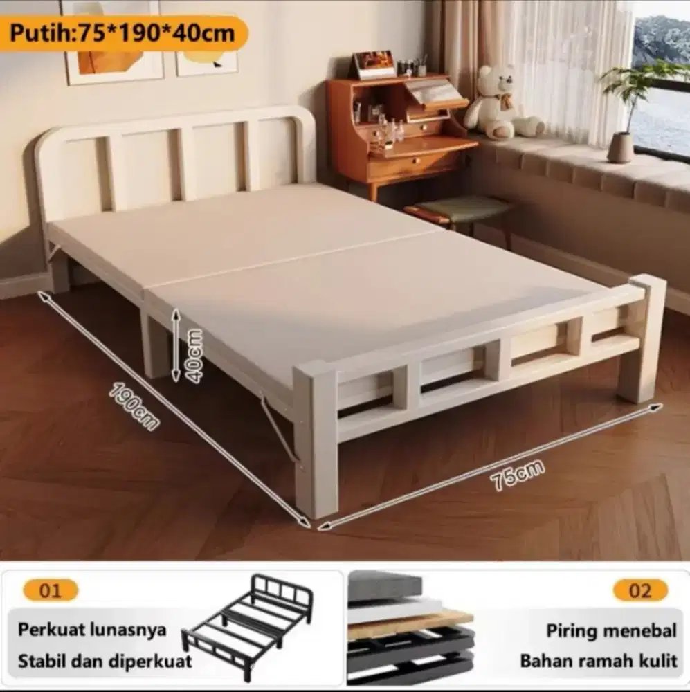 Ranjang tempat tidur lipat