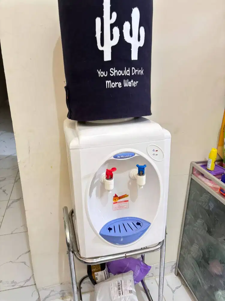 Dispenser Miyako + Stand Galon + Sarung + Galon