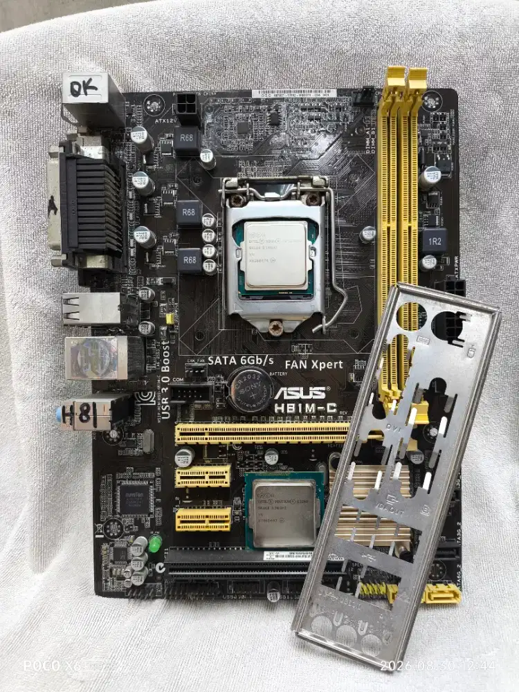 Mobo ASUS H81 GEN 4 & XEON 1220 V3 4C 4T(I5 4790 NO IGPU) MULUS