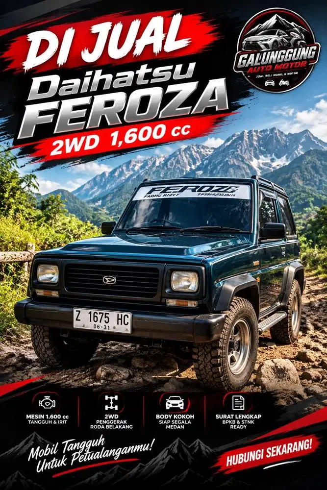 Di Jual Daihatsu Feroza 2WD