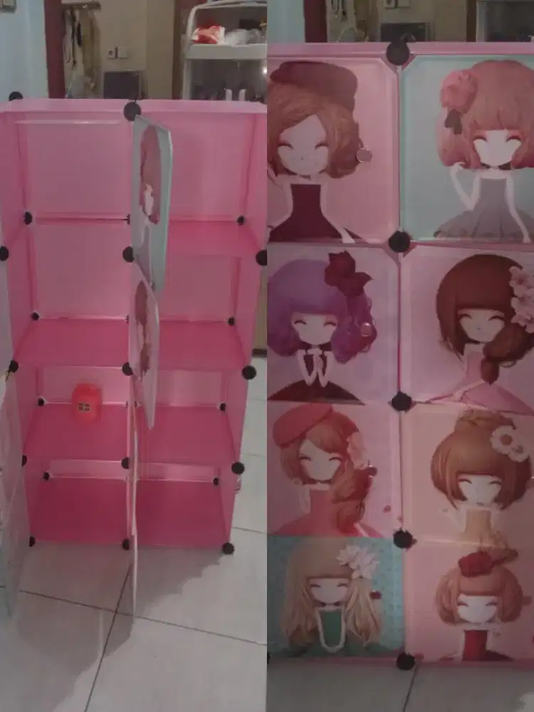 lemari anak bayi susun portable