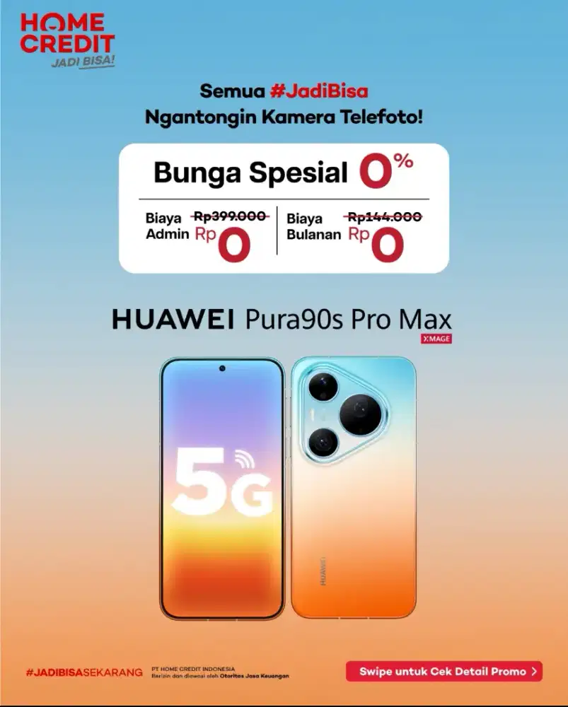 PROMO 0% Huawei Pura 90s Pro dan Pro Max