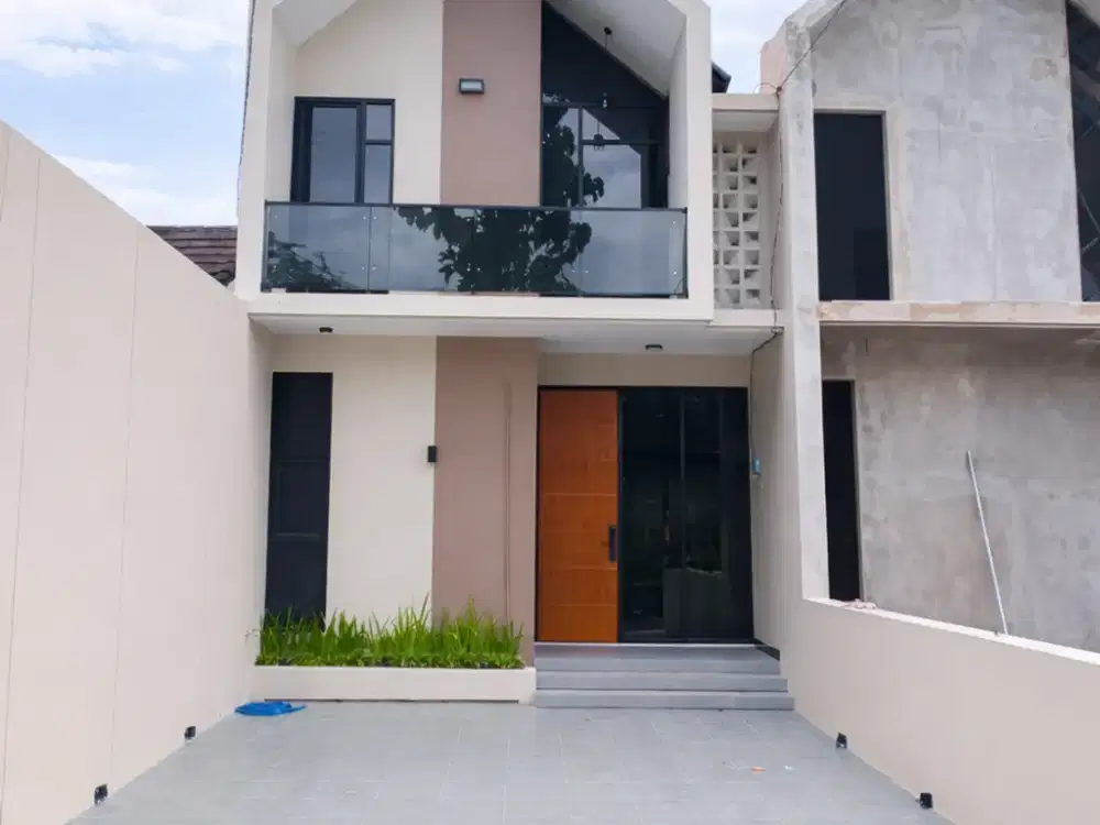 Hunian Scandinavian + Balkon Cantik Selatan Kampus UII Jakal Full Furnish