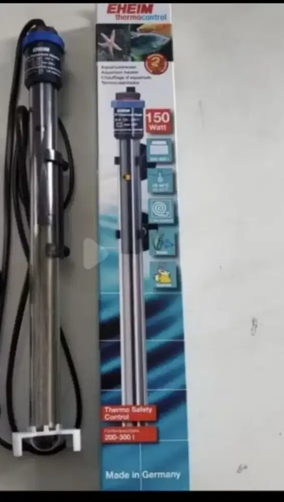 Pemanas aquarium(heater 150 watt)merek eheim